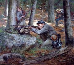 3. Fighting in the woods on the Smyrna Line