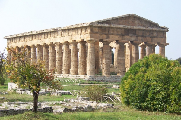 B-8 One of Paestum's Greek Temples