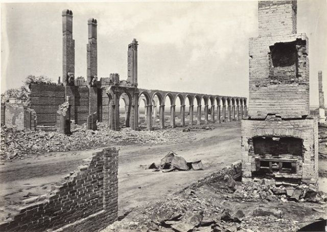 1. Ruins of a railroad depot outside of Charleston, South Carolina