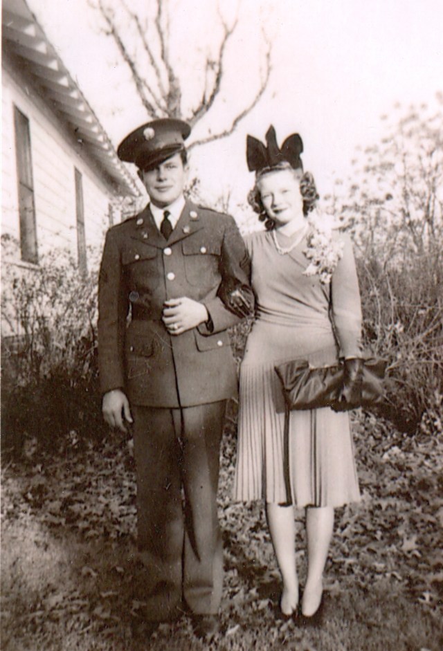 29a.Max and Virginia Parnell on the grounds of the Lewis House