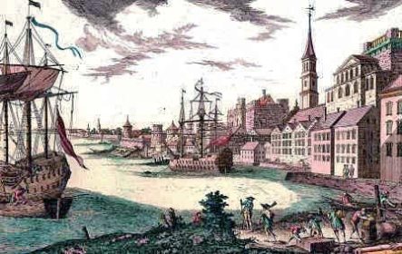 12. Port of Boston c. 1764