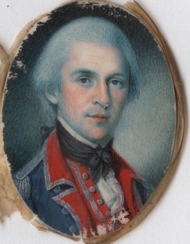 21. Peale, miniture of Colonel Water Stewat, 1781