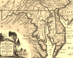 9. Map of Colonial Maryland