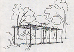 1. The Smyrna Brush Arbor, dating from the mid-1830s, said to have beeen located at the southeasr corner of what is now Church and King Streets