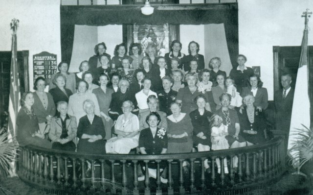13. The First United Methodist Church Women's Club, 1945-46, in the 1911 Methodist Church