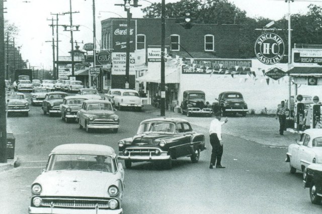 14.Downtown Smyrna, east side, as it appeared in the 1950s