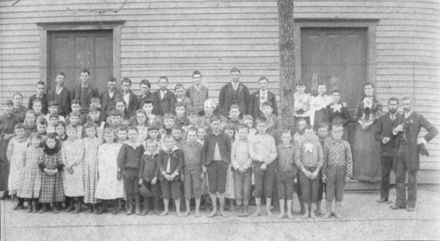 22. Mr. Mizell's School, 1895, first floor of old Masonic LOdge bulding, on site of Second Baptist Church, corner of Atlanta Road and Powder Springs Street