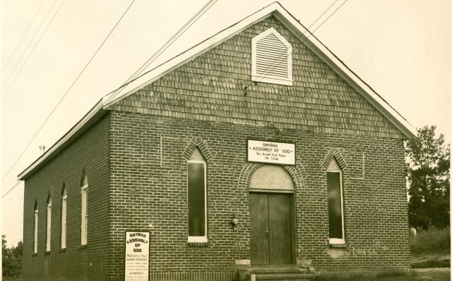 31a. Remodeled Mt. Zion CHurch as Assembly of God Church, Hawthorne St., 1954