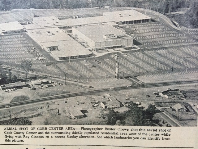 12. Aerial shot of the Cobb Center area, SH 12-5-63, p. 4-b