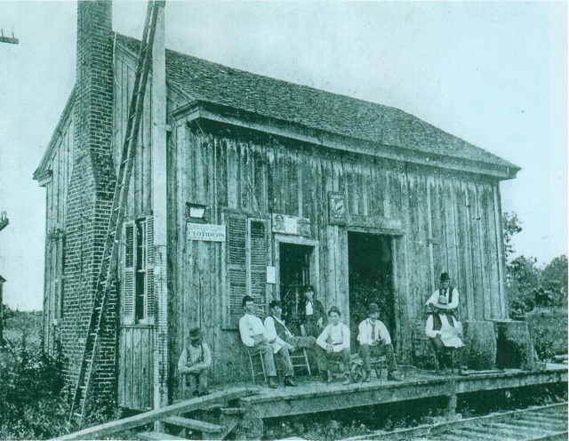 13.1870 Kennesaw Depot (presumed appearance of the 1869 Smyrna depot which stood about 200 yards north of the East Spring intersection)