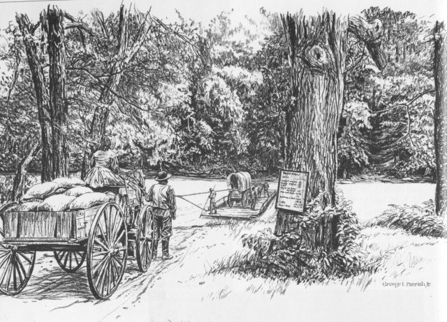 2. Pace's Ferry on the Chattahoochee, by the 1830s