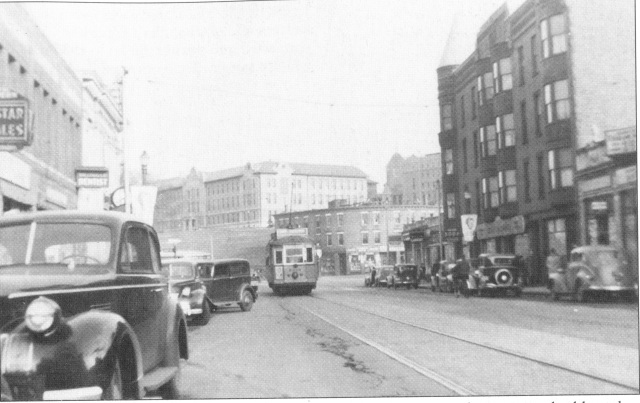 Nagle Building and eastern end of Brighton Center, 1939
