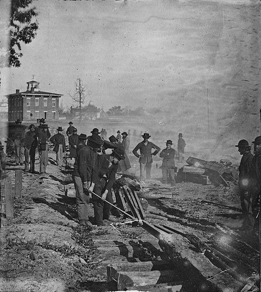 The Burning of Atlanta by Sherman's troops