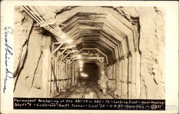 Coldbrook Swift Tunnel from Ware River to Wachusett Reservoir