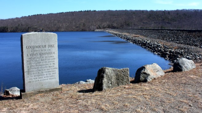 Goodnough Dike in tribute to X. Henry Goodnough