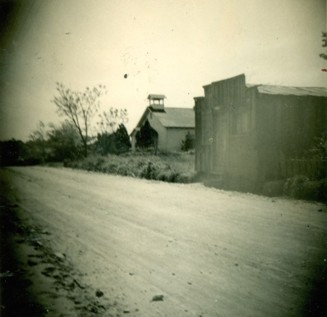 13. Davenport Town (old Negro community0 showing Baptist Church and store