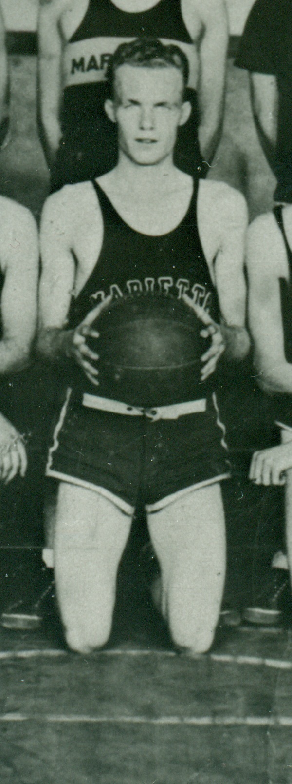 3. Arthur Bacon, Captain, Marietta High School Basketball Team, 1939